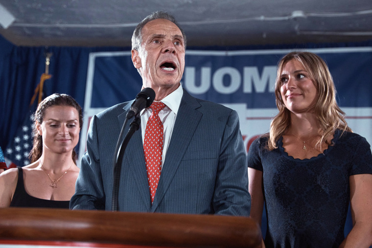 Image: New York City Mayoral Candidate Andrew Cuomo Votes In The Democratic Primary politics political politifcian