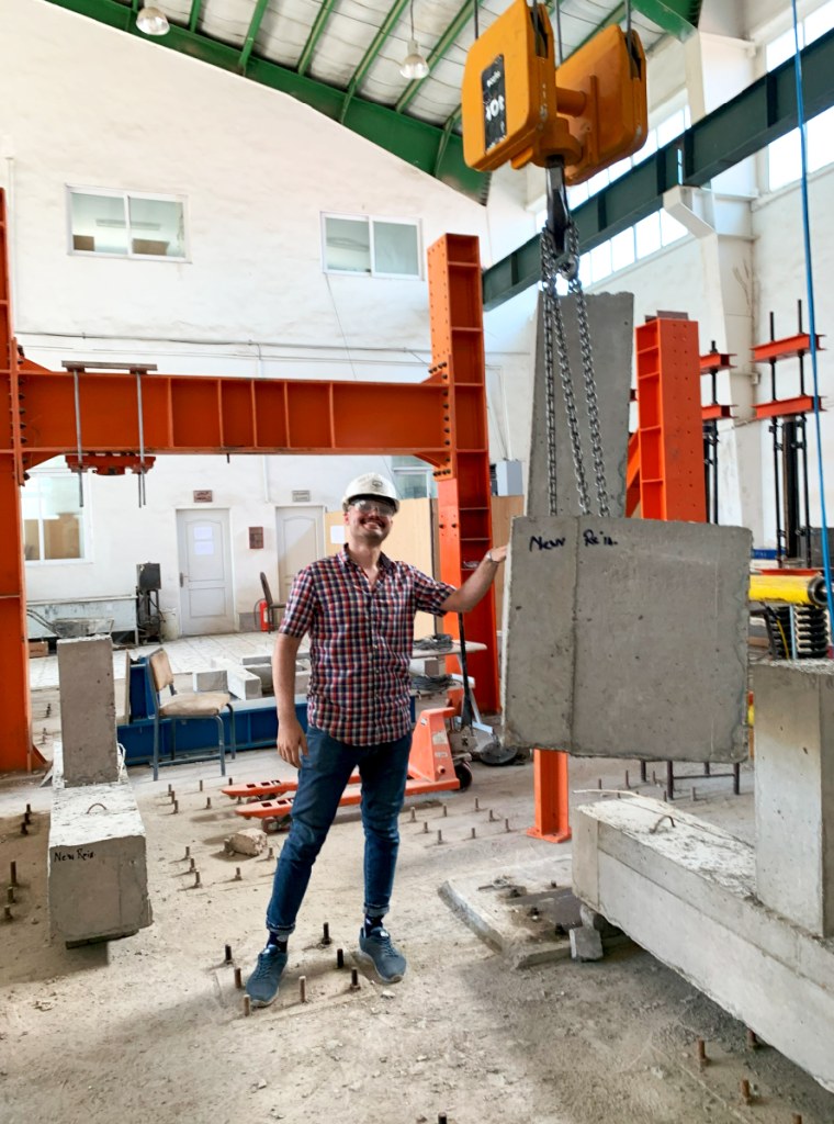 hard hat Mohamad Enayati iran iranian student education plans upended
