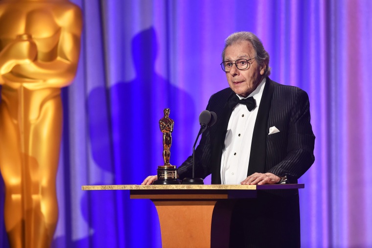 Argentinian composer Lalo Schifrin accepts an honorary Oscar