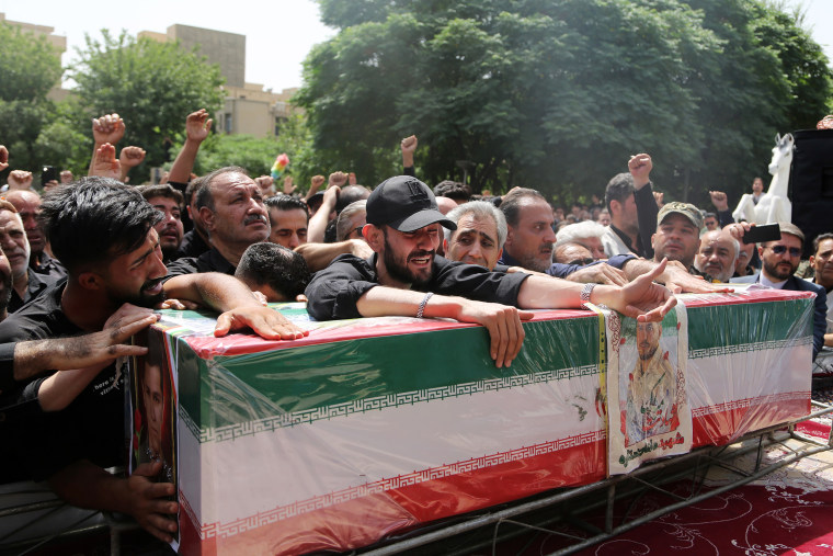 Funeral for Revolutionary Guard killed in Israeli attack on Iran