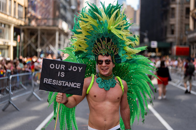 New York City Pride March Winds Through Manhattan