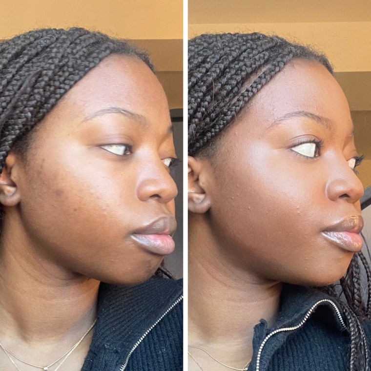 Editorial operations associate Jem Alabi says the Haus Labs concealer both hydrates her skin and covers up any and all imperfections.