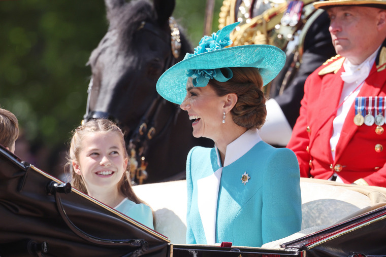 Kate Middleton e a princesa Charlotte