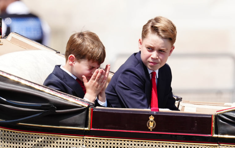 Príncipe Louis e Príncipe George