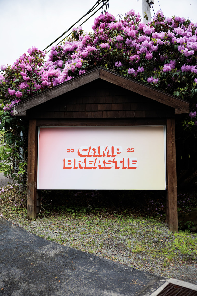 Signage for Camp Breastie.