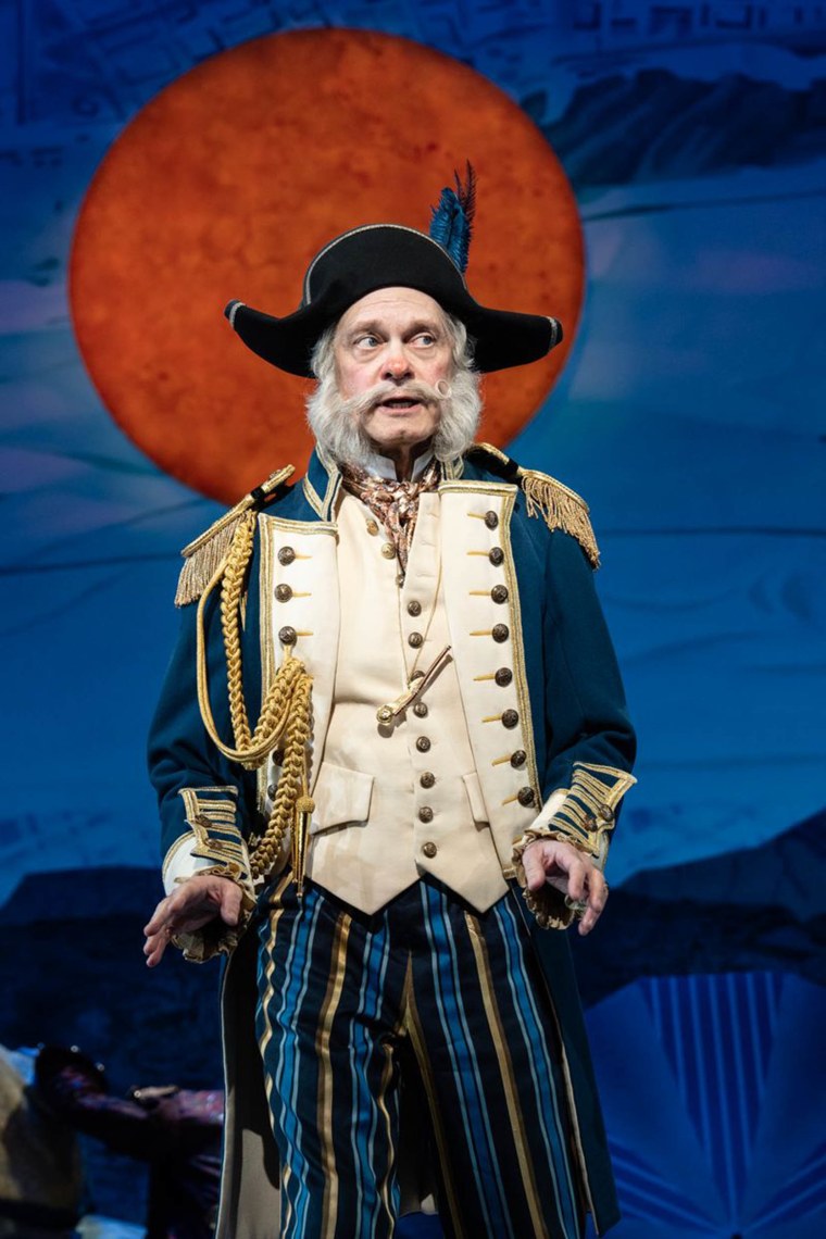 David Hyde Pierce jako generała generała Stanleya w "Piraci! Musical Penzance."