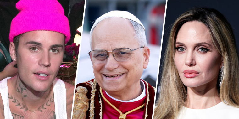 Justin Bieber / Pope Leo / Angelina Jolie
