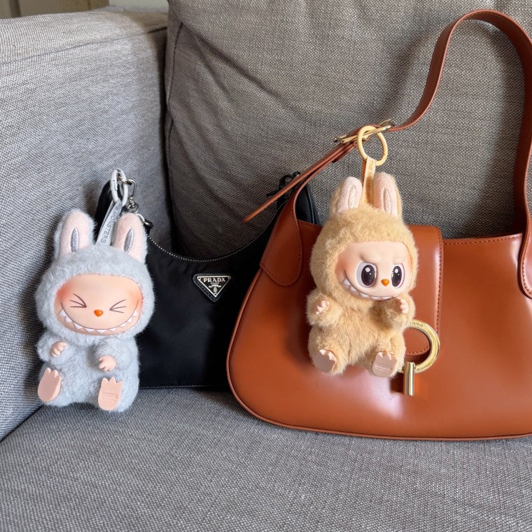 Labubu collectible items include bag charms (the most popular), tumblers and pendants.
