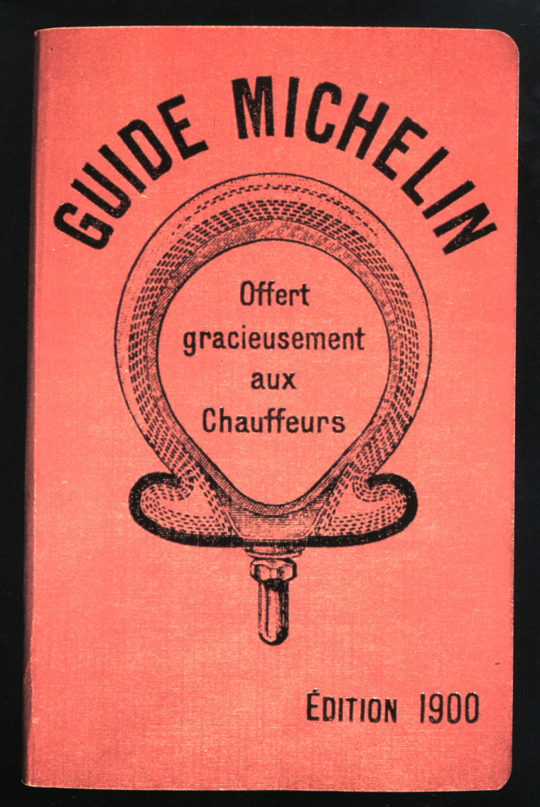 Michelin Guide given to drivers.