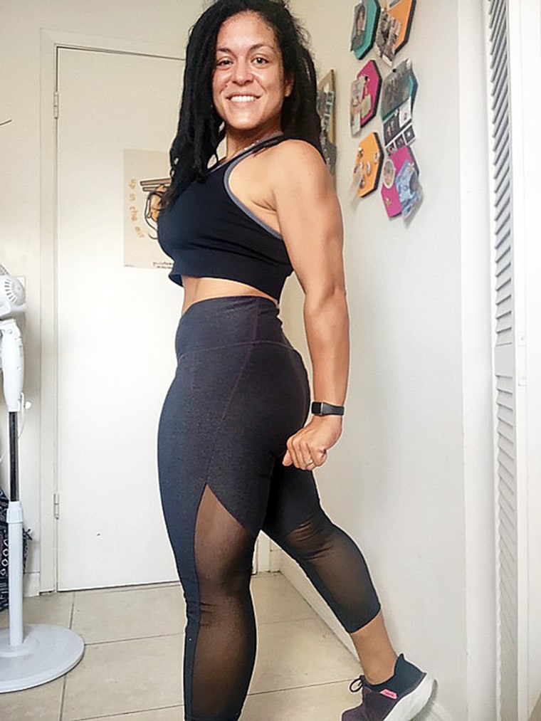 Alexandra Briceno before and after.