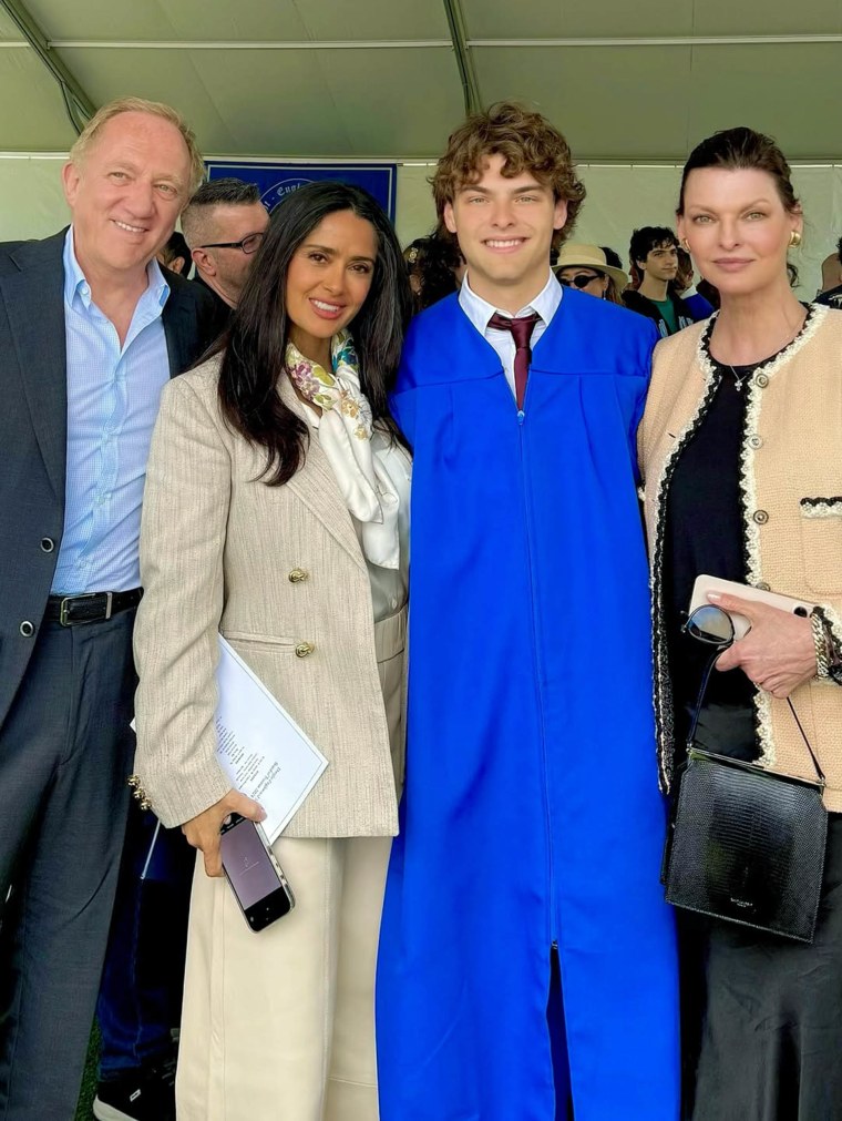 Francois-Henri Pinault, Salma Hayek, Evangelista Augustin, Linda Evangelista