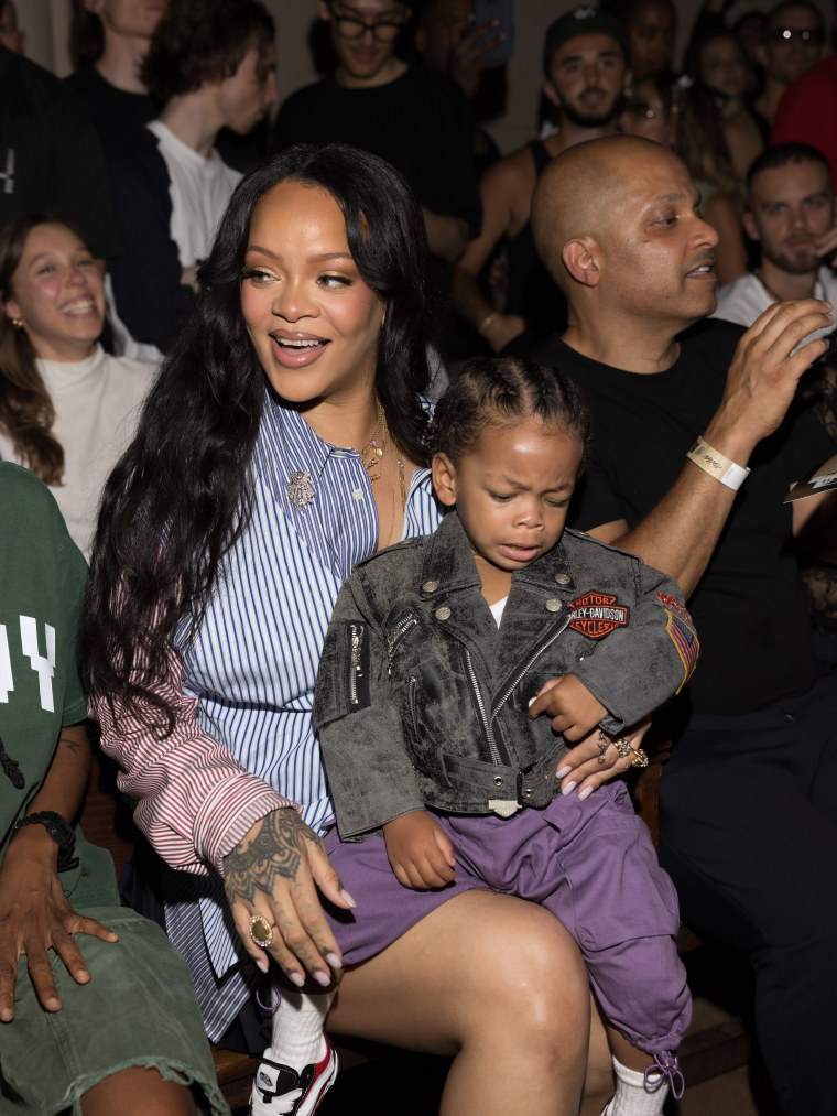 Rihanna and son Riot