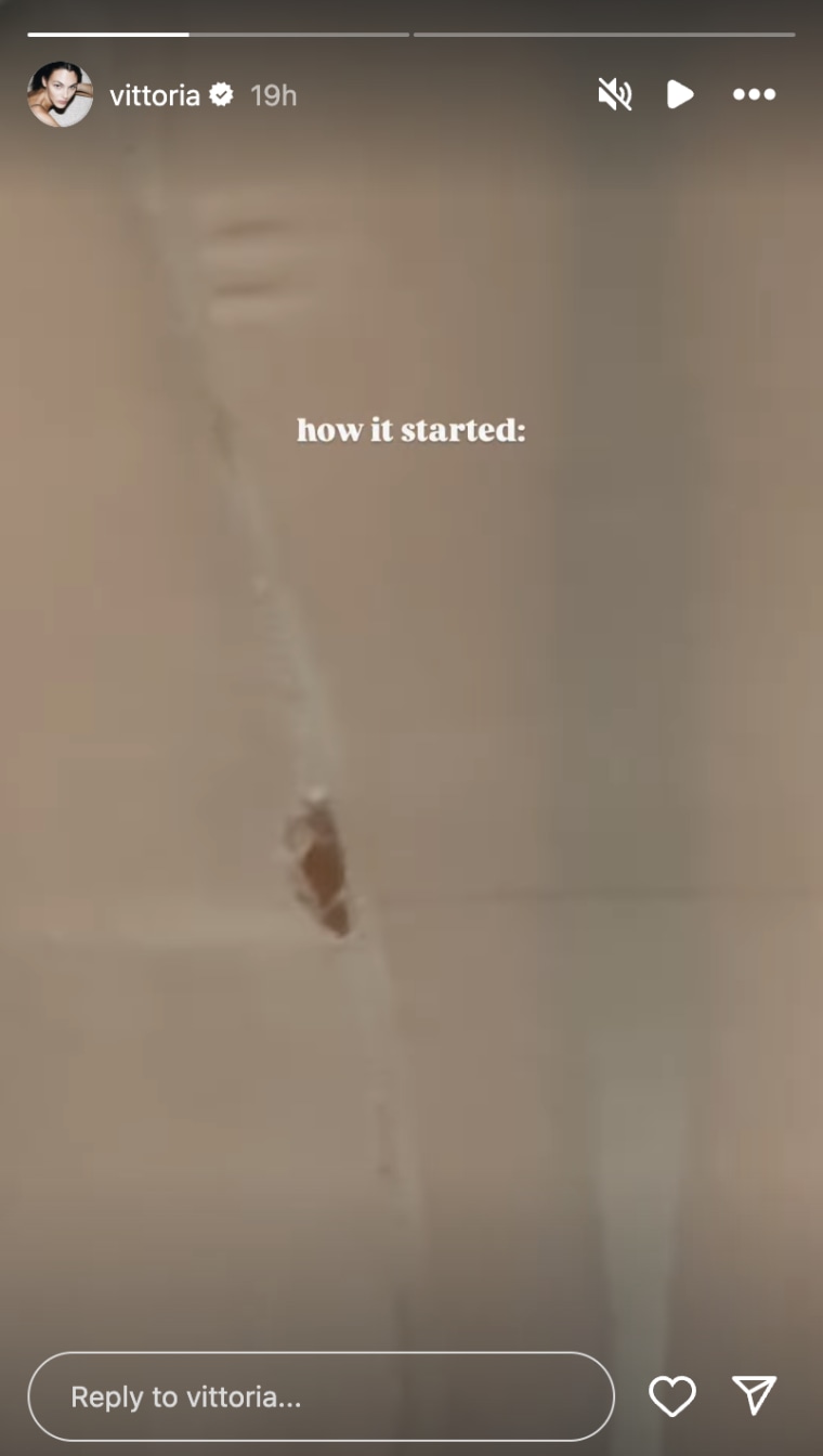 Vittoria Ceretti shared a video of a tear in her dress at Jeff Bezos and Lauren SΓ‘nchezβs wedding.