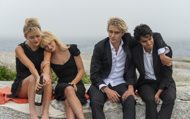Emily Alyn Lind, Esther McGregor, Joseph Zada, and Shubham Maheshwari in "We Were Liars."