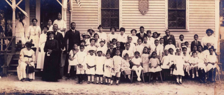 Photos of Black service workers associated with the summer.community, and of Rev. Oscar Denniston (pastor of the first Black church on MV from c. 1905-1942.)