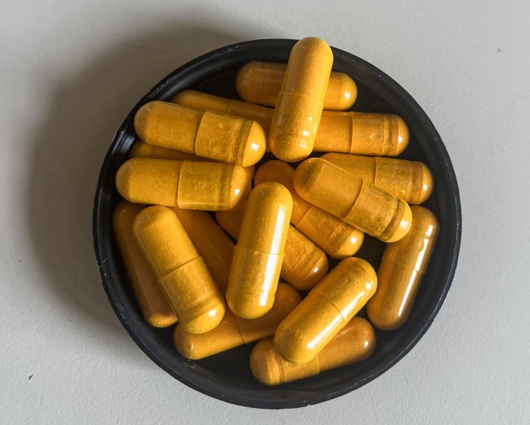 Turmeric pills.
