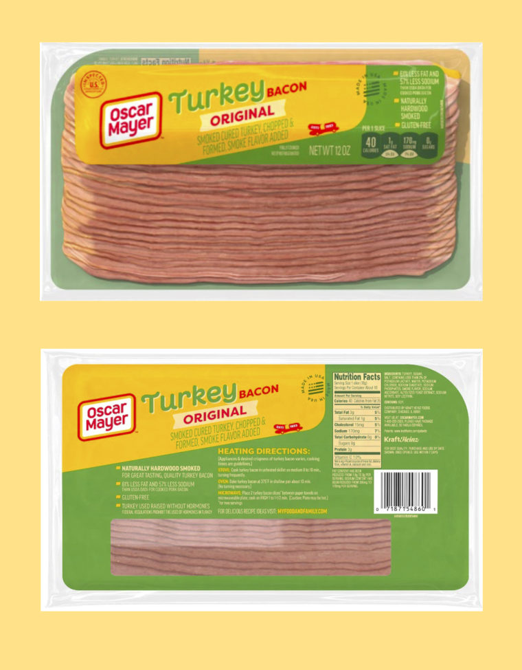 turkey bacon oscar mayer product recall