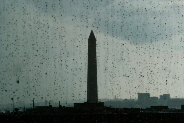 Storms Pass Through Washington, DC
