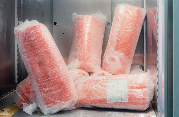 Since early April, the cost of tuna has only increased by a few bucks to about $220 per box, but Hammer said he is still keeping the fridge fully stocked.