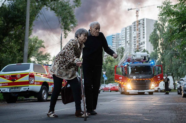 Russian attack on the Ukrainian capital; Kyiv
