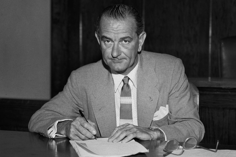 Then-Sen. Lyndon B. Johnson in 1956.