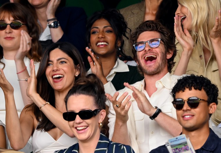 Monica Barbaro and Andrew Garfield on Day 7. 