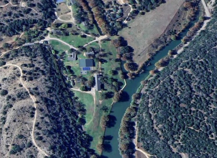 Camp Mystic next to the Guadalupe River.