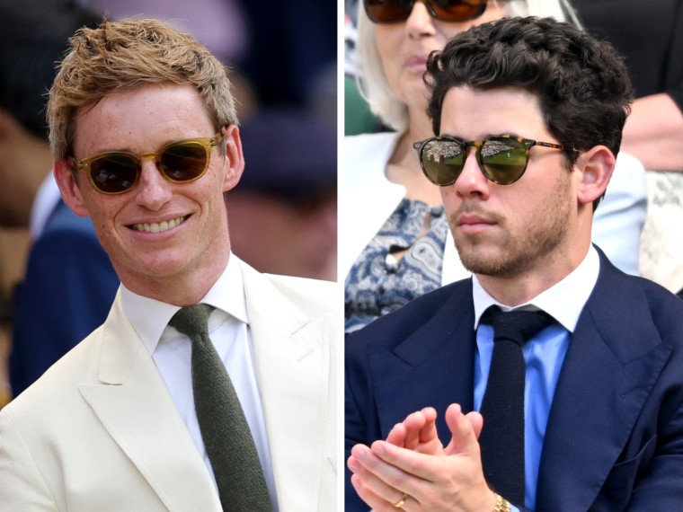 Eddie Redmayne and Nick Jonas. 