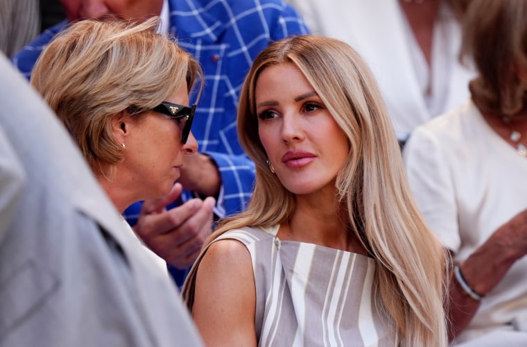 Ellie Goulding in the Royal Box on Day 11. 