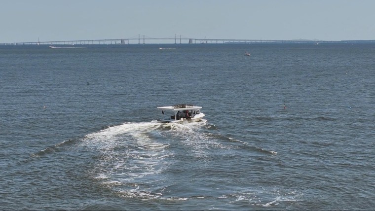 A crab boat in Maryland’s Chesapeake Bay.
