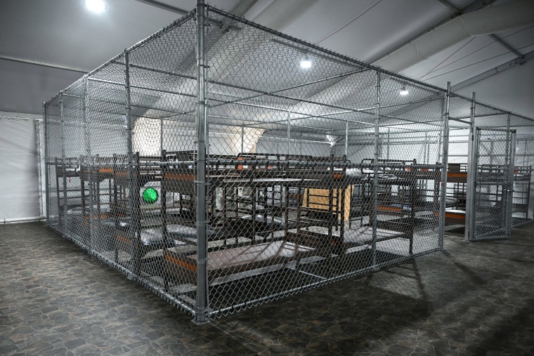 Inside "Alligator Alcatraz," located at the site of the Dade-Collier Training and Transition Airport in Ochopee, Fla., on July 1.