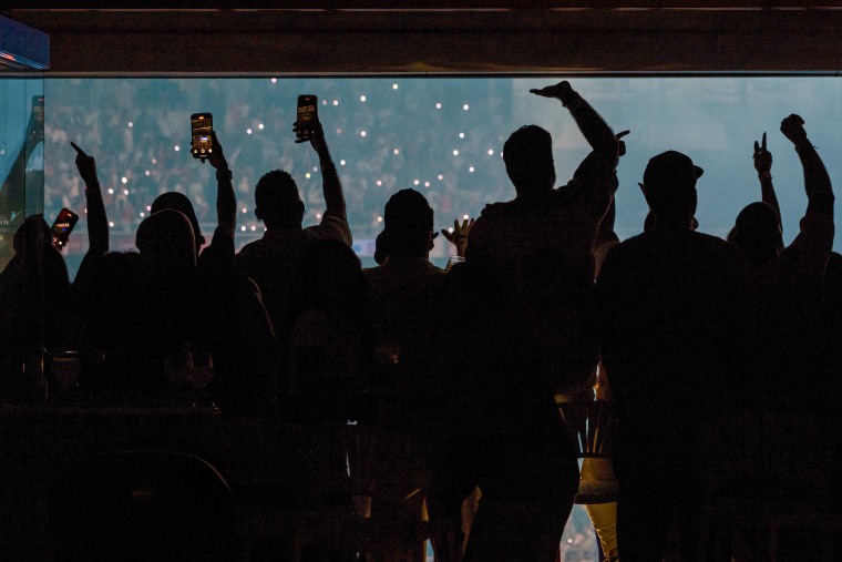 Concert attendees.