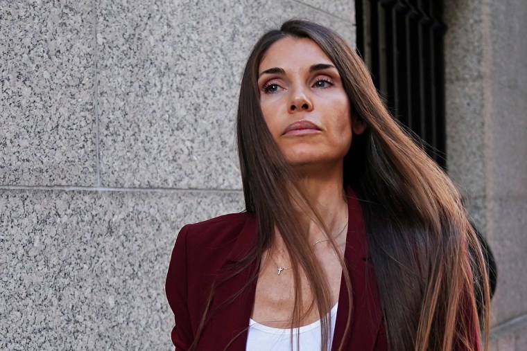 Teresa Helm arrives astatine tribunal during nan proceedings of Ghislaine Maxwell