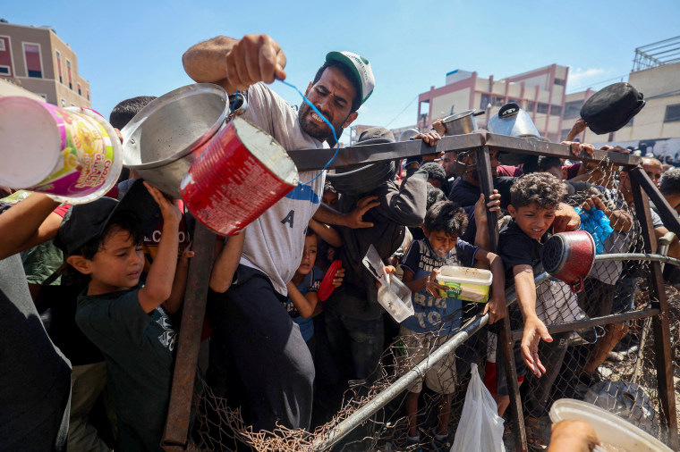 Palestinians in Gaza.