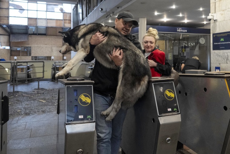 Russian strikes on Ukraine's capital Kyiv on July 21 killed at least one person and left a shop and school on fire, according to city officials.