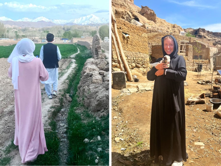 Margaritta says she was "treated like a queen" in Afghanistan.