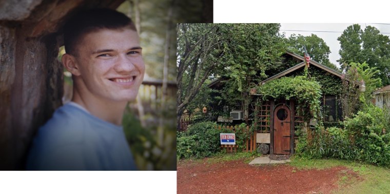 Joseph Cleveland as a young man; Daniel Savala's house in 2018.