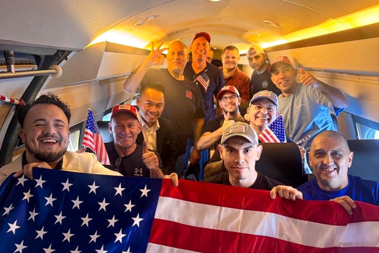 Americans freed from Venezuela returning to the U.S.