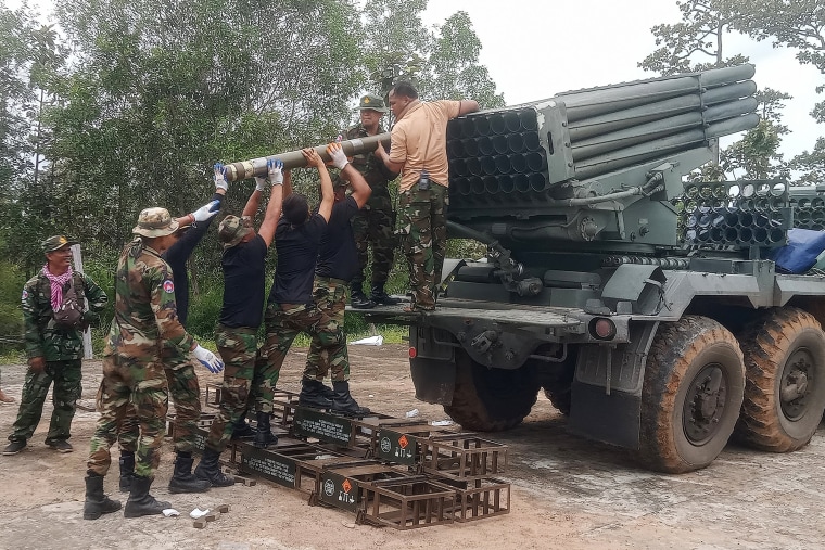 Thailand launched air strikes on Cambodian military targets on July 24 as Cambodia fired rockets and artillery, killing a civilian, in a dramatic escalation of a long-running border row between the two neighbours.