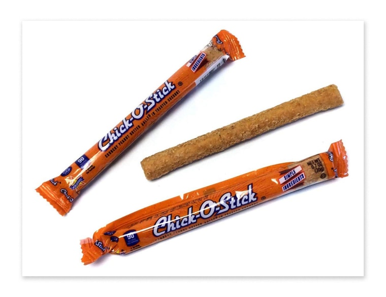 The Chick-O-Stick candy bar, produced by Atkinson Candy Co. in Texas.