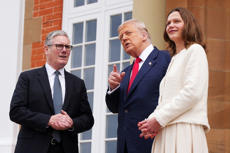 U.S. President Donald Trump Visits Scotland For Rounds Of Golf And Trade Talks