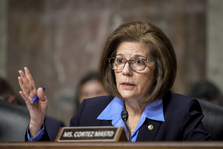 Catherine Cortez Masto.