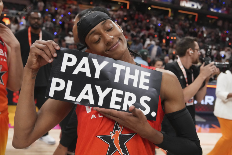 WNBA Players Sport 'Pay Us What You Owe Us' T-Shirts Before All-Star Game
