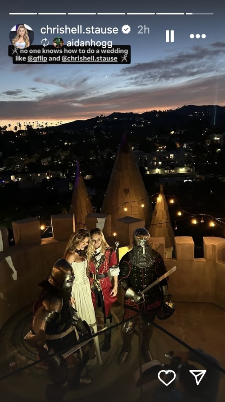 Fotos de Chrishell Stause y G Flip's Wedding.