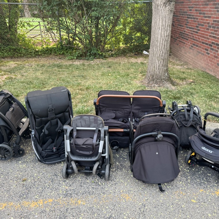 Each stroller tested, folds compactly using only a few buttons to minimize. Easy for storage.