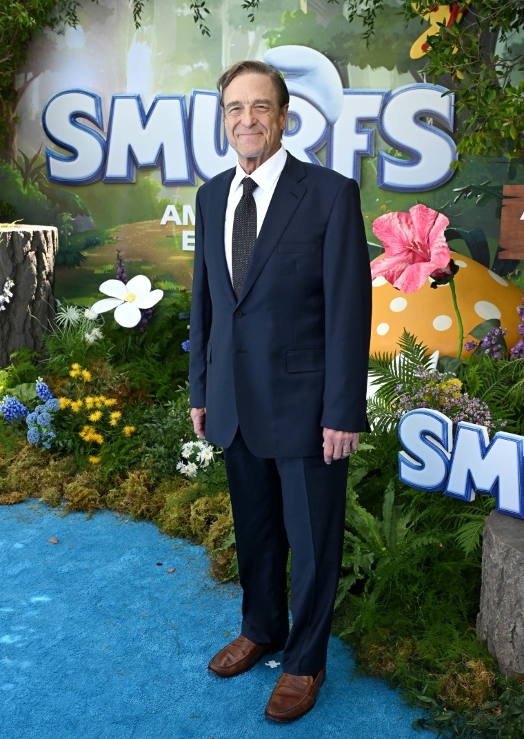 John Goodman attends the Los Angeles Premiere of Paramount Pictures “Smurfs” at Paramount Pictures Studios on July 13, 2025 in Los Angeles, California.