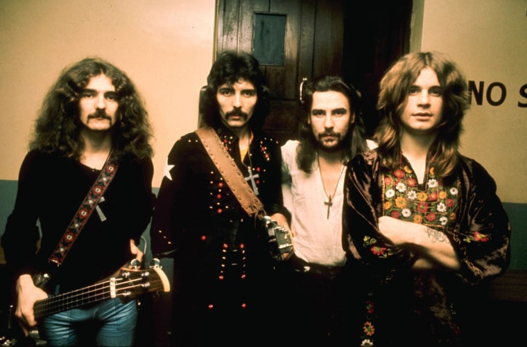 Geezer Butler, Tony Iommi, Bill Ward y Ozzy Osbourne en 1970
