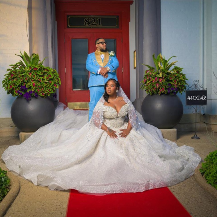Beau Noir described her wedding day as a “fairytale.”