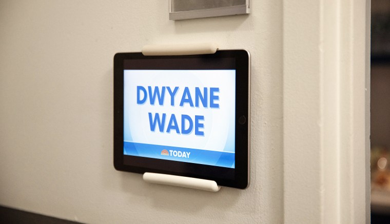 Zielony pokój Dwyane Wade w Today Show Studio 9 lipca 2025 r.