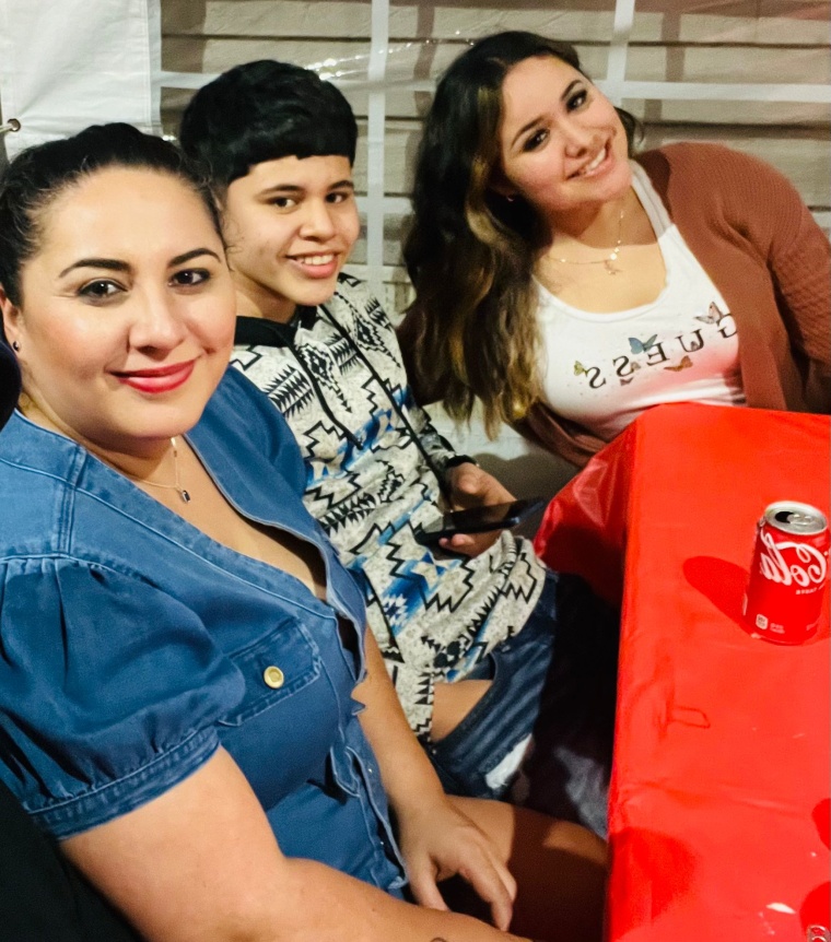 Viki Gómez, madre de Rodrigo y Alexandra Sandoval, en Carolina del Sur.